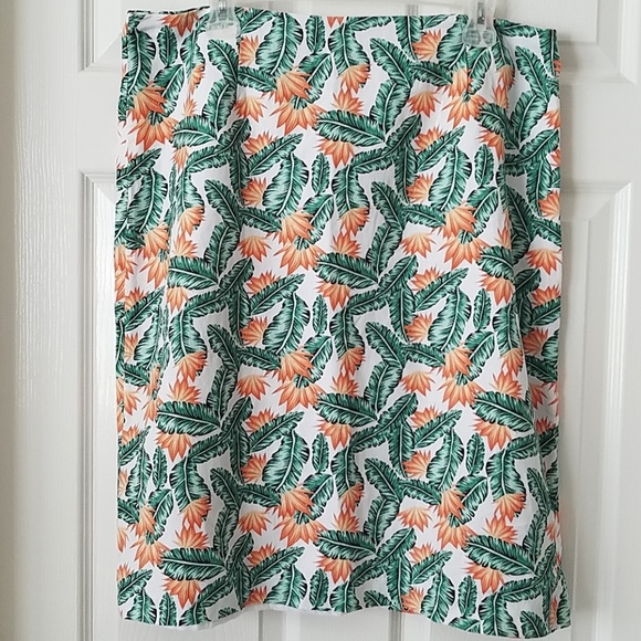 Linea Donna Dresses & Skirts - NWT, Linea Donna, orange and green skirt. Size 1X